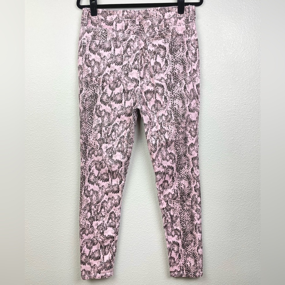 BDG Urban Outfitters Women's 30 Twig High-Rise Pink Brown Snakeskin Snake Crop - Picture 11 of 16